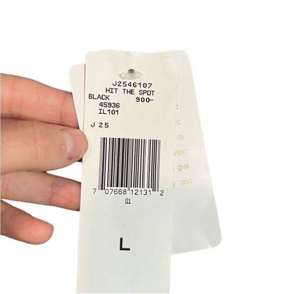 NWT! Jones New York black button up tank top - Picture 7 of 11